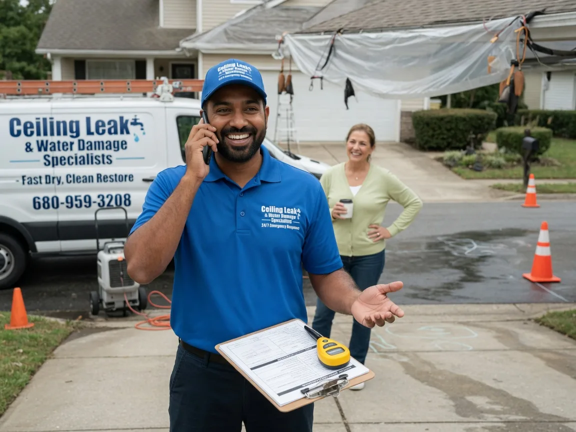 Ceiling Leak Cleanup Greenland, MI FAQs